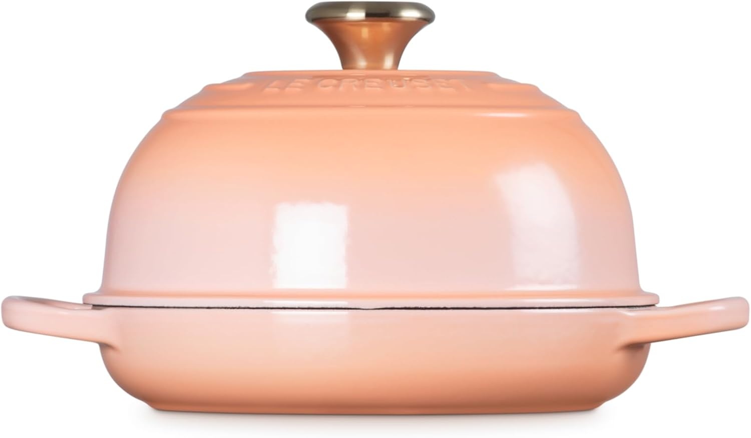image:imageLe Creuset Enameled Cast Iron Signature Round Bread Oven 95 inch WhitePeche