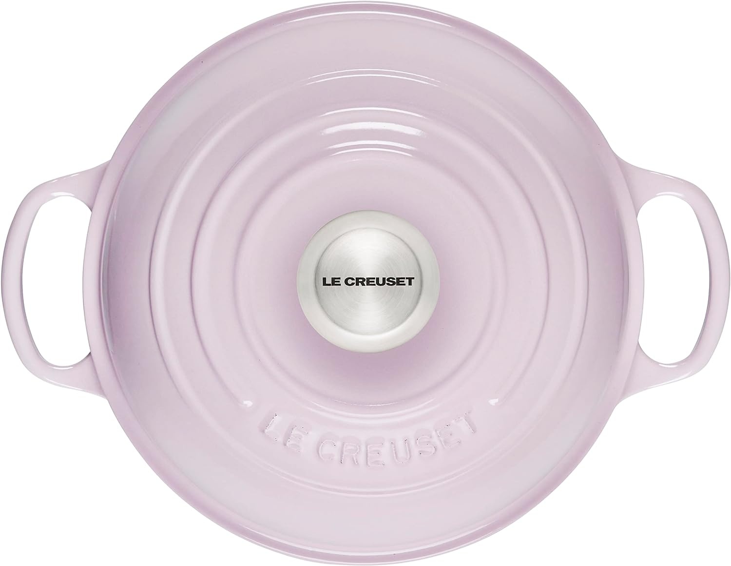 image:imageLe Creuset Enameled Cast Iron Signature Round Bread Oven 95 inch WhiteShallot