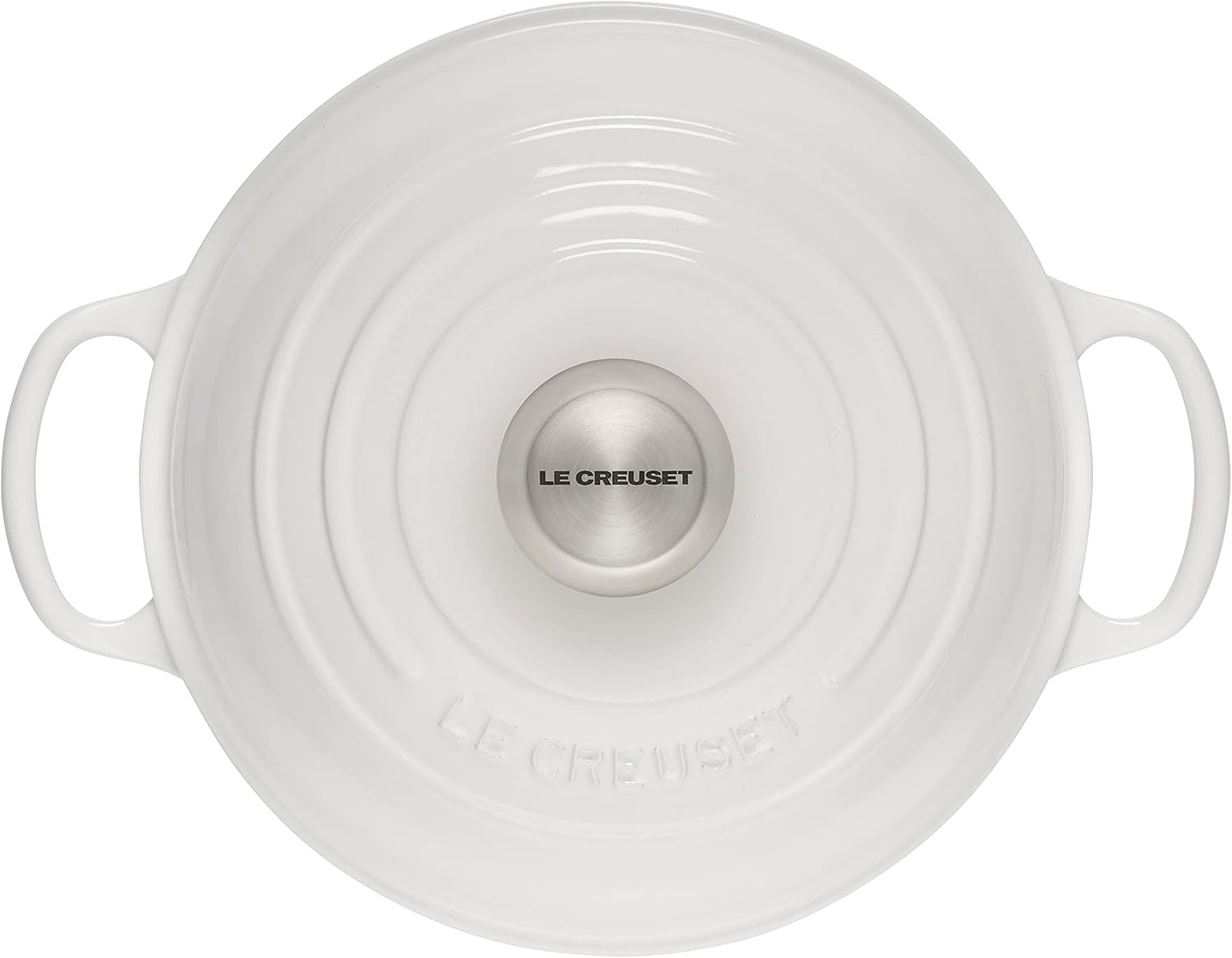 image:imageLe Creuset Enameled Cast Iron Signature Round Bread Oven 95 inch WhiteWhite