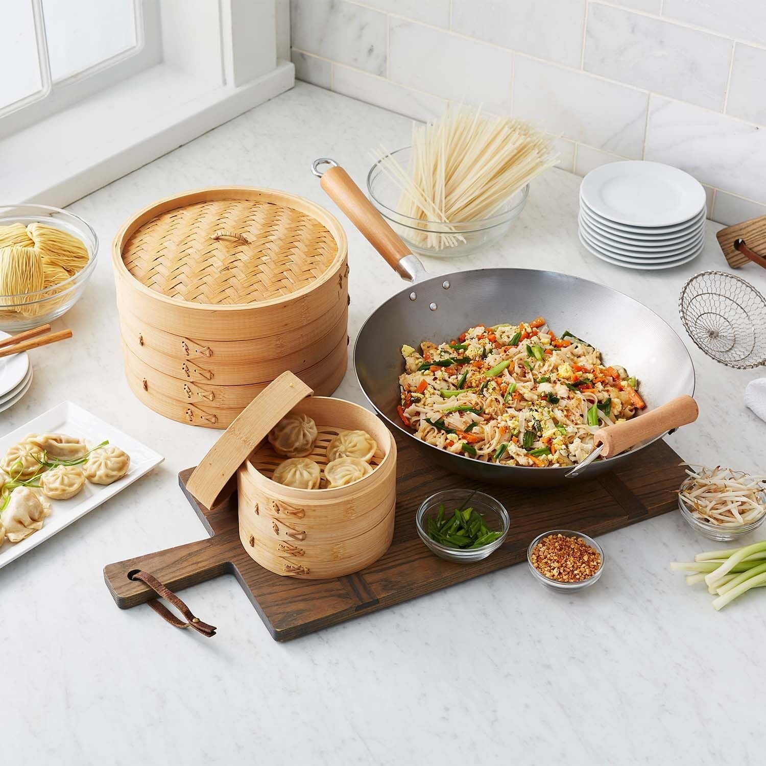 image:imageSur La Table Bamboo Steamer 6 YellowYellow