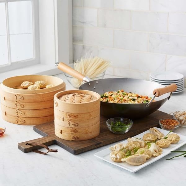 image:imageSur La Table Bamboo Steamer 6 YellowYellow