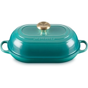 image:imageLe Creuset Enameled Cast Iron Signature Round Bread Oven 95 inch WhiteRiviera
