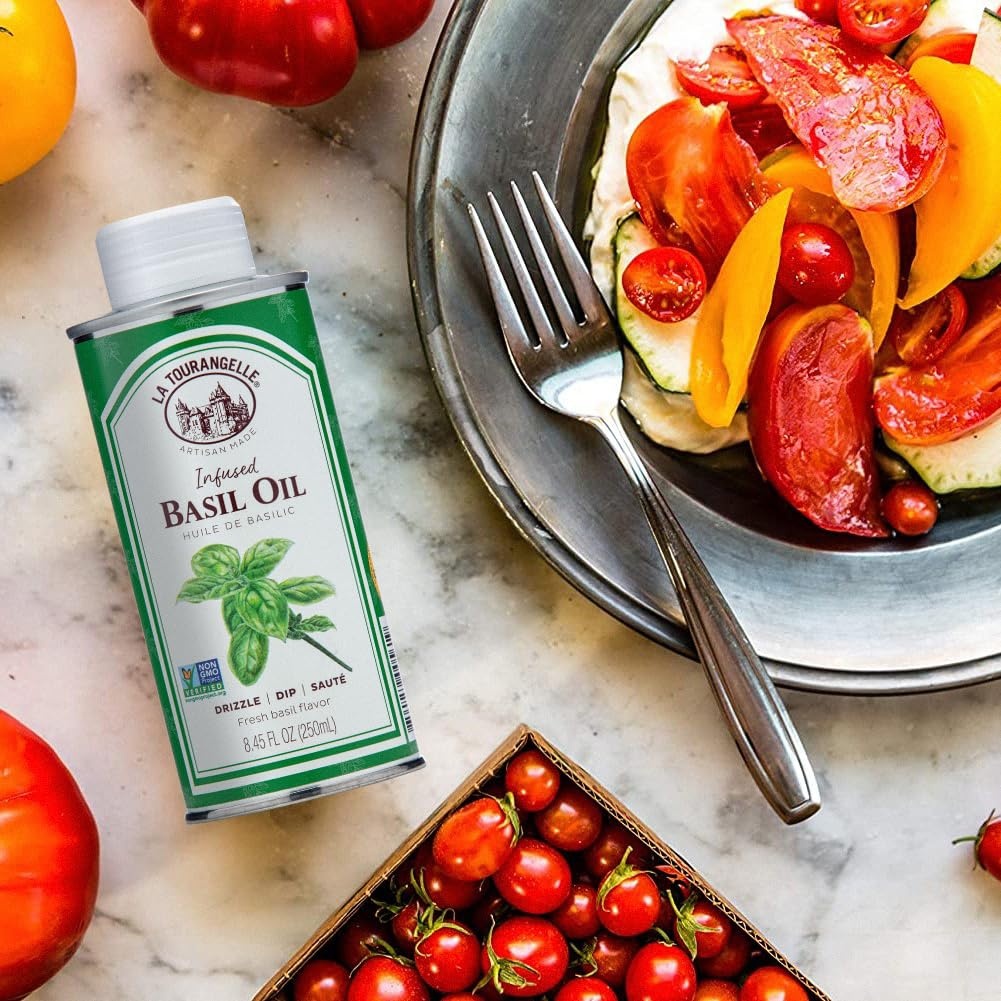 image:imageLa Tourangelle White Truffle Cooking Spray Complex Gourmet Earthy Flavor for Spraying on Pasta Popcorn Vegetables Potatoes and More 5 Fl OzBasil