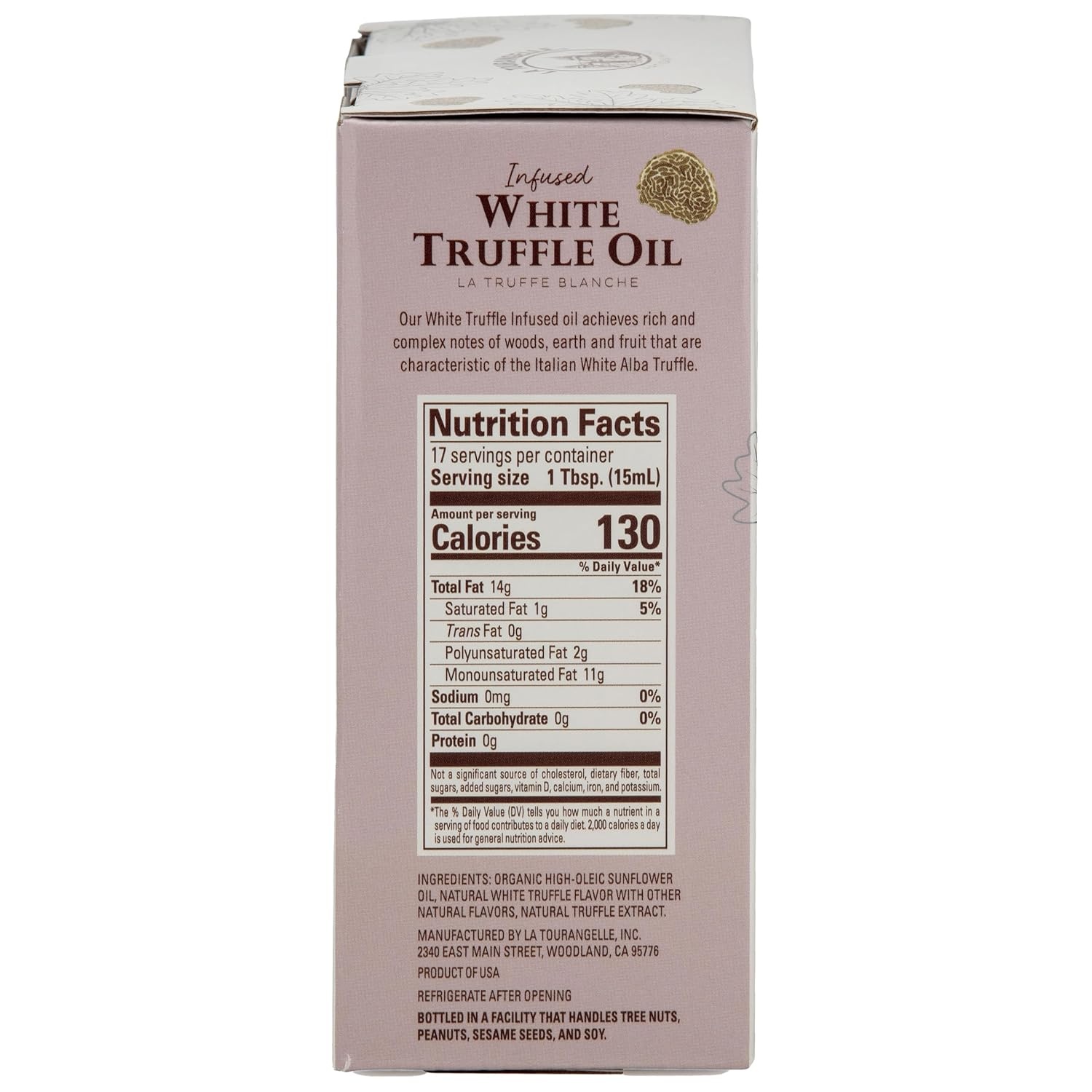 image:imageLa Tourangelle White Truffle Cooking Spray Complex Gourmet Earthy Flavor for Spraying on Pasta Popcorn Vegetables Potatoes and More 5 Fl OzBlack White Truffle Gift Box