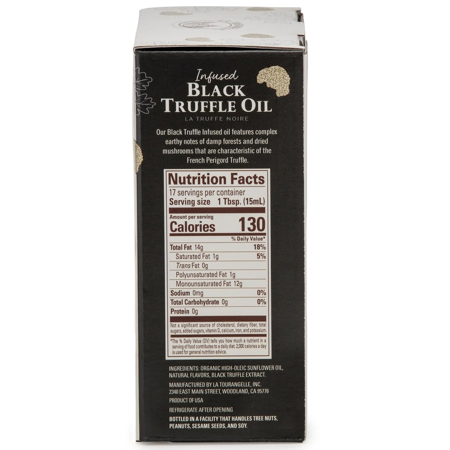image:imageLa Tourangelle White Truffle Cooking Spray Complex Gourmet Earthy Flavor for Spraying on Pasta Popcorn Vegetables Potatoes and More 5 Fl OzBlack White Truffle Gift Box