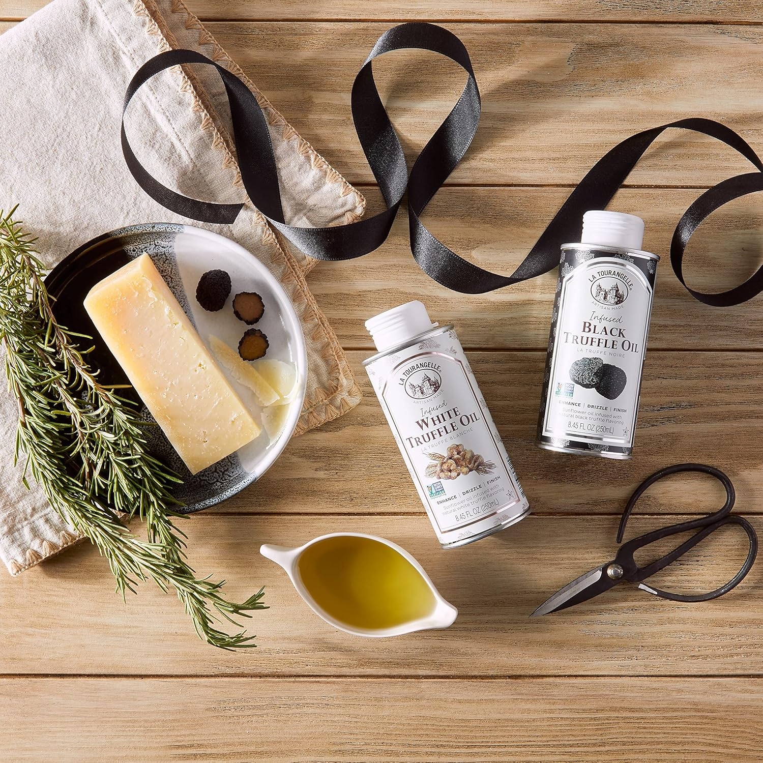 image:imageLa Tourangelle White Truffle Cooking Spray Complex Gourmet Earthy Flavor for Spraying on Pasta Popcorn Vegetables Potatoes and More 5 Fl OzBlack Truffle