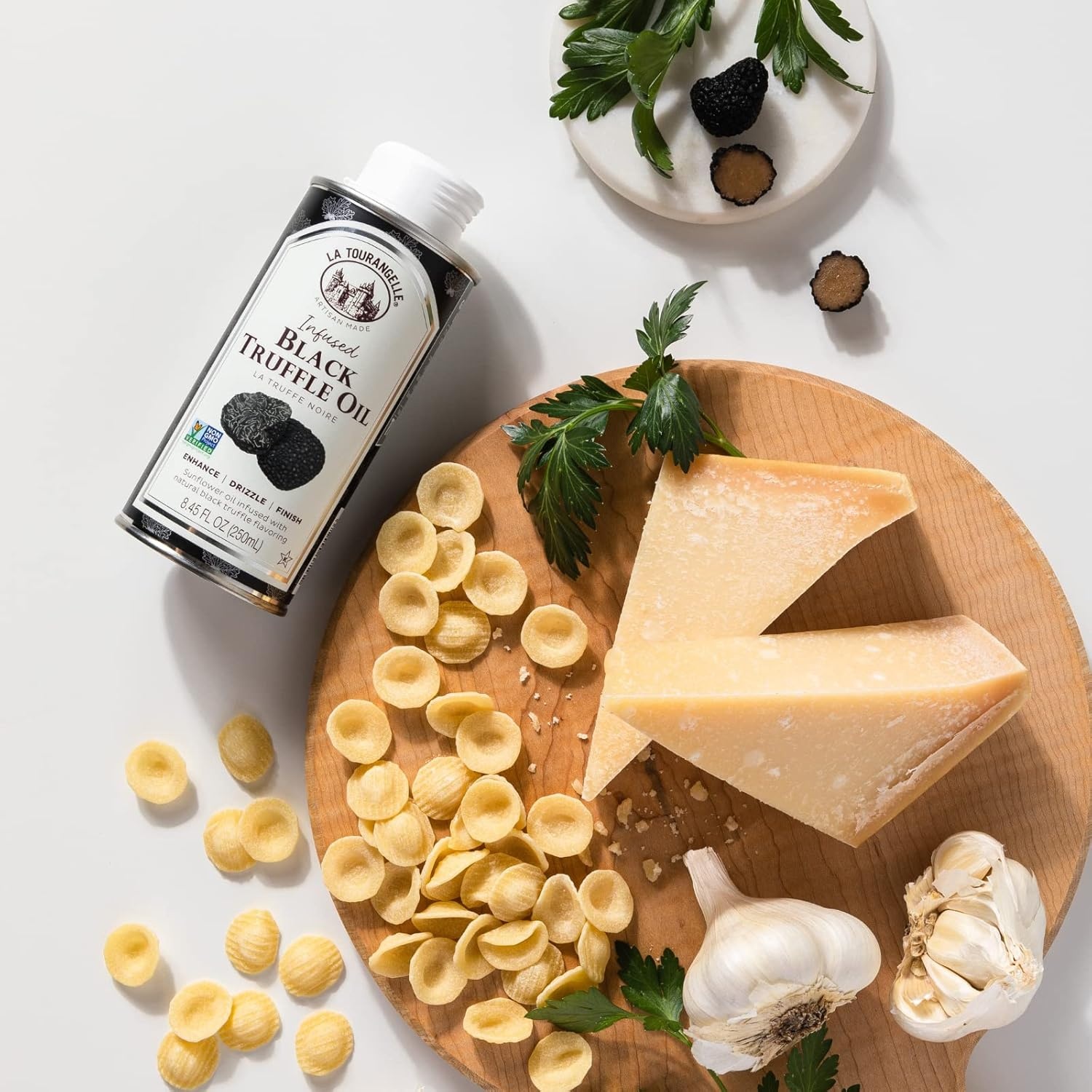 image:imageLa Tourangelle White Truffle Cooking Spray Complex Gourmet Earthy Flavor for Spraying on Pasta Popcorn Vegetables Potatoes and More 5 Fl OzBlack Truffle