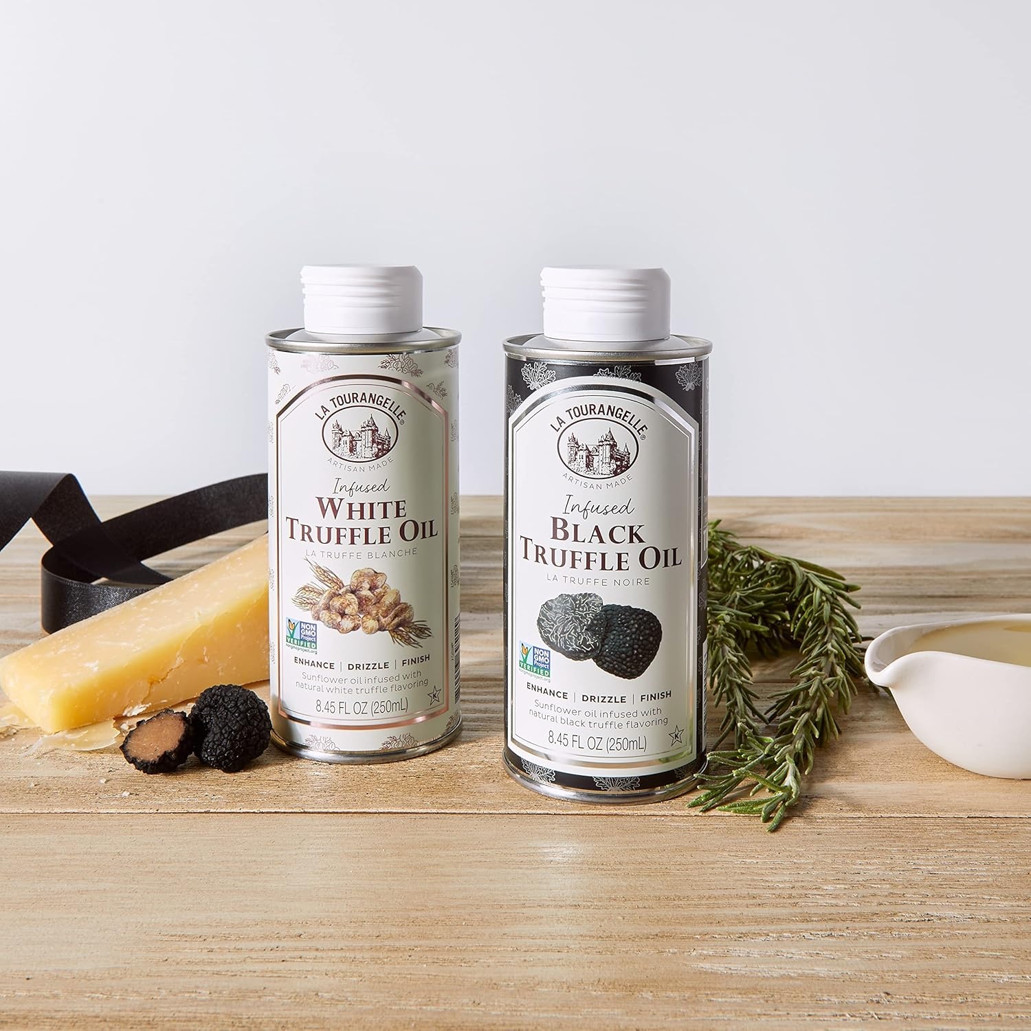 image:imageLa Tourangelle White Truffle Cooking Spray Complex Gourmet Earthy Flavor for Spraying on Pasta Popcorn Vegetables Potatoes and More 5 Fl OzBlack Truffle