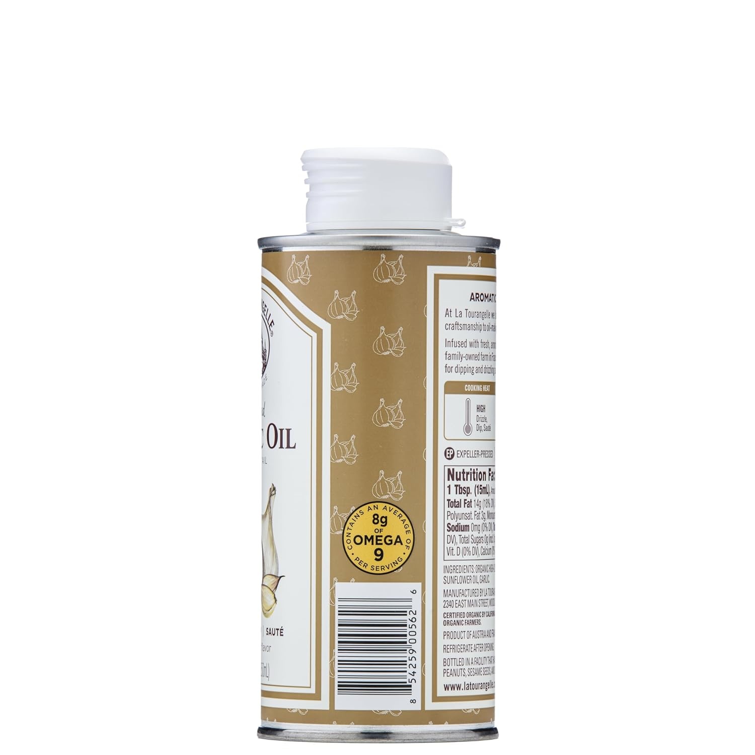 image:imageLa Tourangelle White Truffle Cooking Spray Complex Gourmet Earthy Flavor for Spraying on Pasta Popcorn Vegetables Potatoes and More 5 Fl OzGarlic