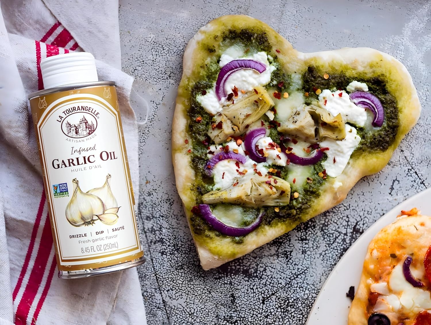 image:imageLa Tourangelle White Truffle Cooking Spray Complex Gourmet Earthy Flavor for Spraying on Pasta Popcorn Vegetables Potatoes and More 5 Fl OzGarlic