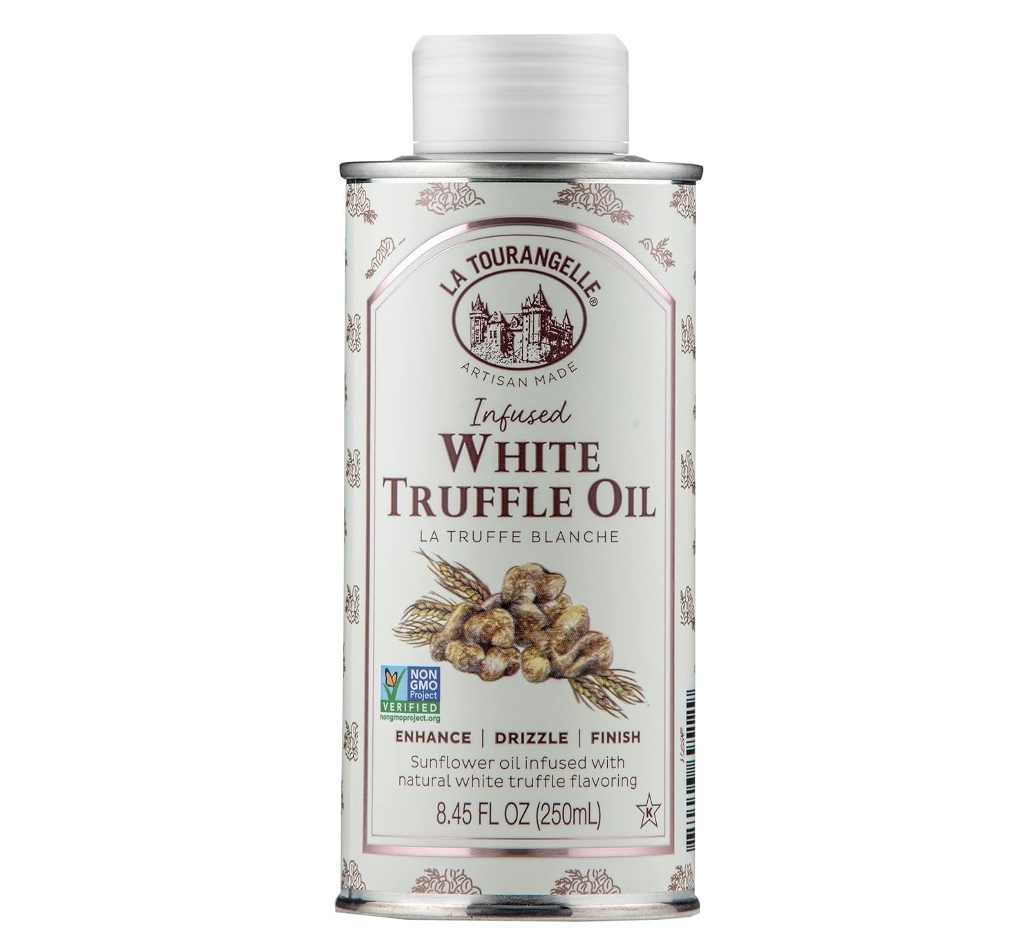 image:imageLa Tourangelle White Truffle Cooking Spray Complex Gourmet Earthy Flavor for Spraying on Pasta Popcorn Vegetables Potatoes and More 5 Fl OzGarlicWhite TruffleBasil Gift Box
