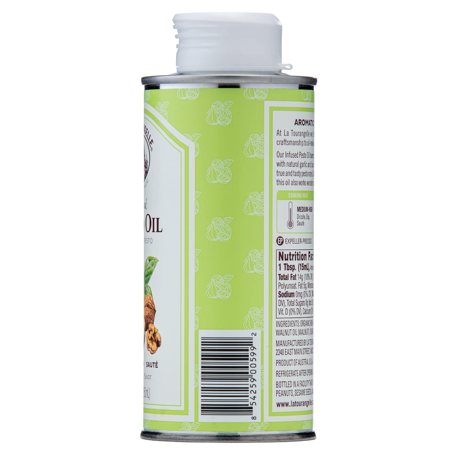 image:imageLa Tourangelle White Truffle Cooking Spray Complex Gourmet Earthy Flavor for Spraying on Pasta Popcorn Vegetables Potatoes and More 5 Fl OzPesto