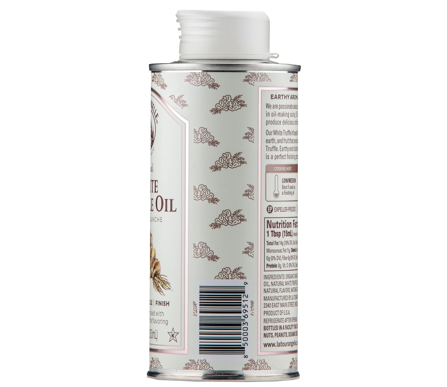 image:imageLa Tourangelle White Truffle Cooking Spray Complex Gourmet Earthy Flavor for Spraying on Pasta Popcorn Vegetables Potatoes and More 5 Fl OzWhite Truffle