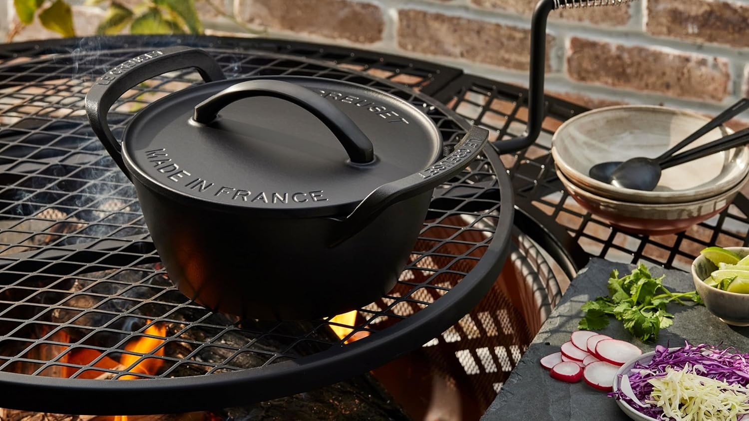 image:imageLe Creuset Alpine Outdoor Collection Enameled Cast Iron Pizza Pan 15Dutch Oven