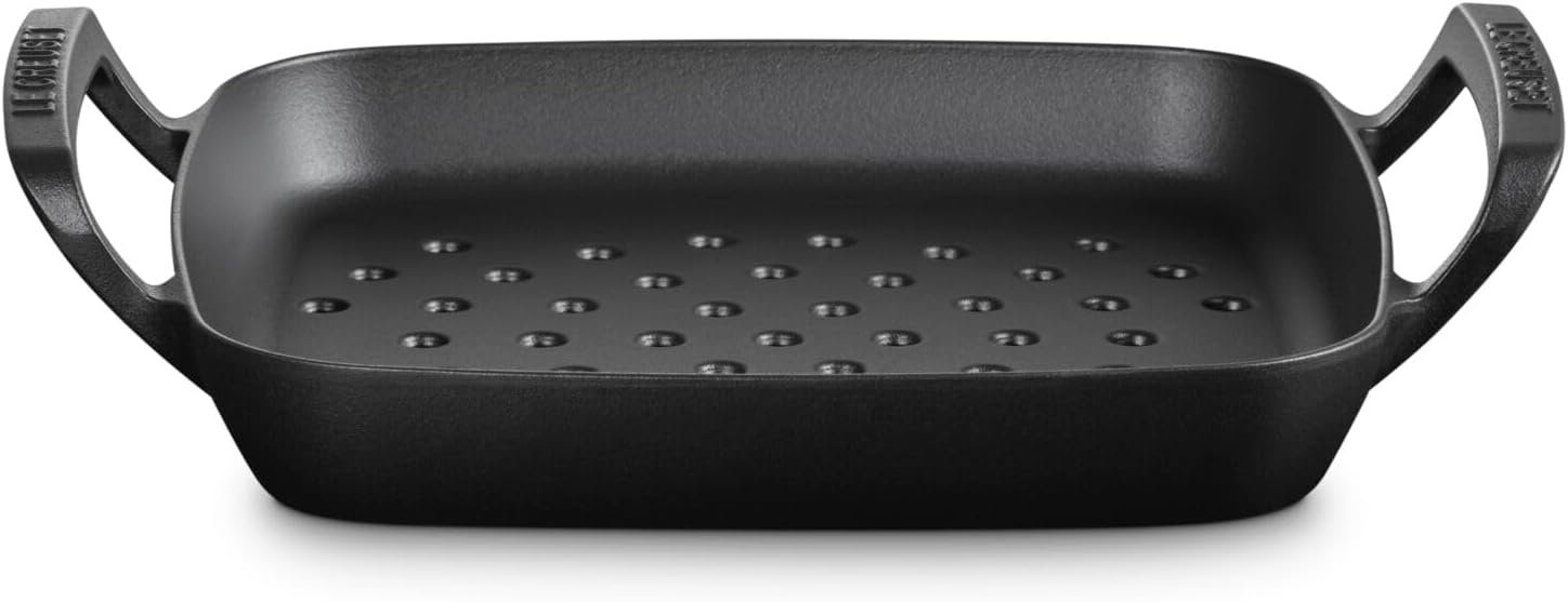 image:imageLe Creuset Alpine Outdoor Collection Enameled Cast Iron Pizza Pan 15Grill Basket
