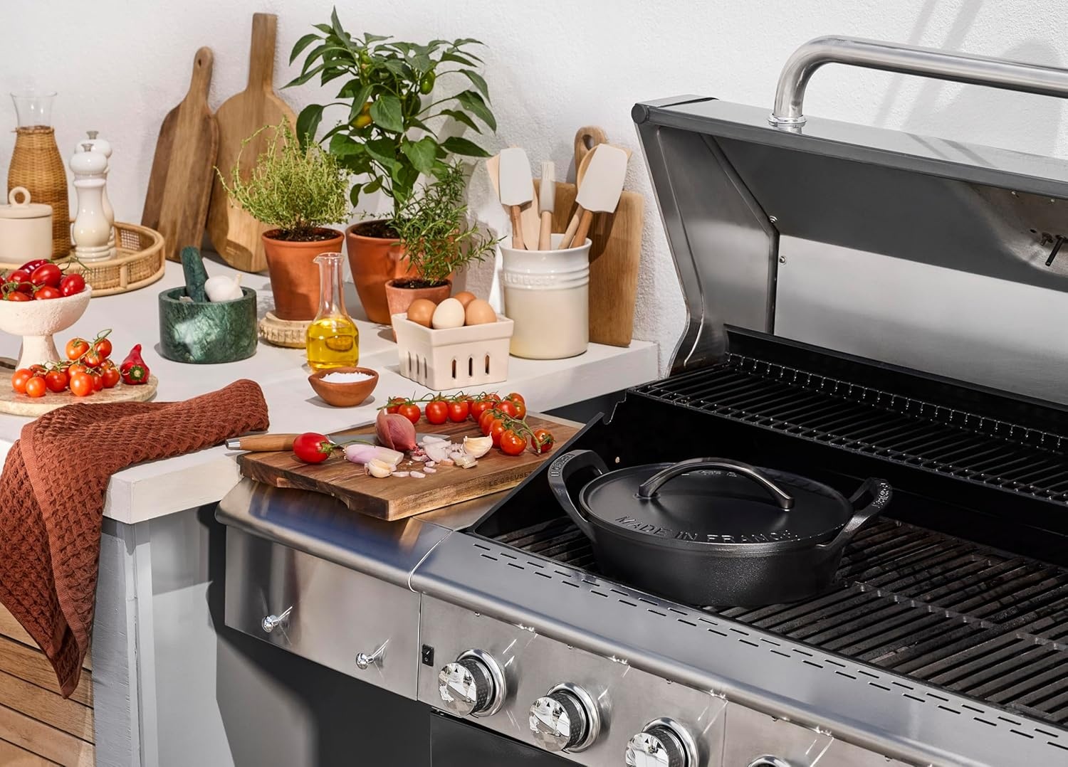 image:imageLe Creuset Alpine Outdoor Collection Enameled Cast Iron Pizza Pan 15Utility Pan