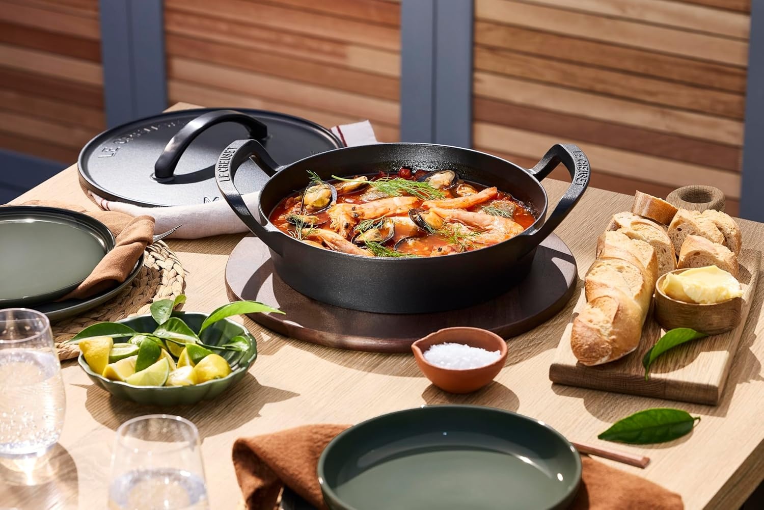 image:imageLe Creuset Alpine Outdoor Collection Enameled Cast Iron Pizza Pan 15Utility Pan