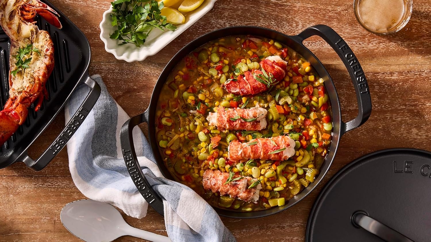 image:imageLe Creuset Alpine Outdoor Collection Enameled Cast Iron Pizza Pan 15Utility Pan