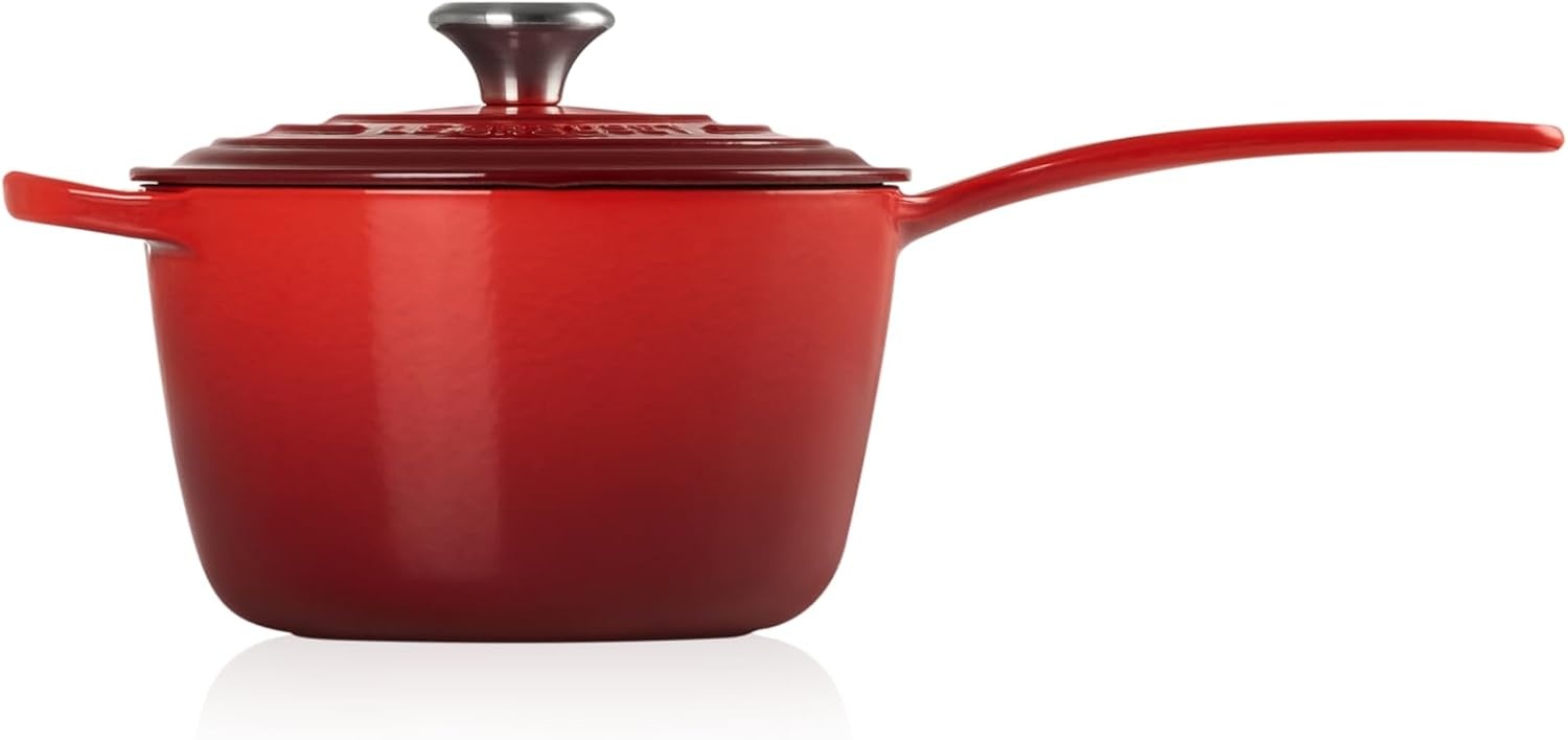 image:imageLe Creuset Enameled Cast Iron Signature Saucepan 225 qt Flame225 QT