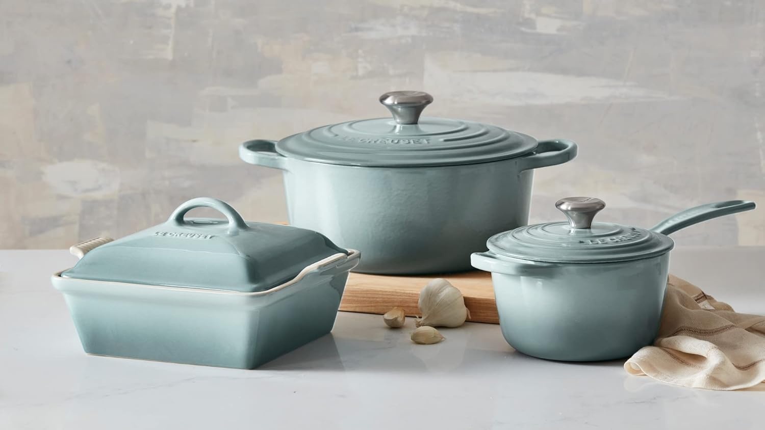 image:imageLe Creuset Enameled Cast Iron Signature Saucepan 225 qt Flame225 QT