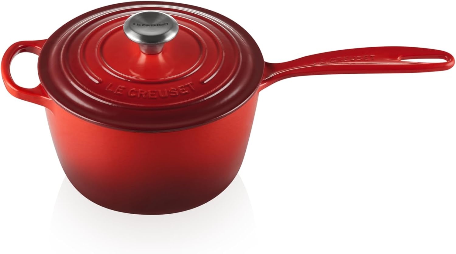 image:imageLe Creuset Enameled Cast Iron Signature Saucepan 225 qt Flame225 QT