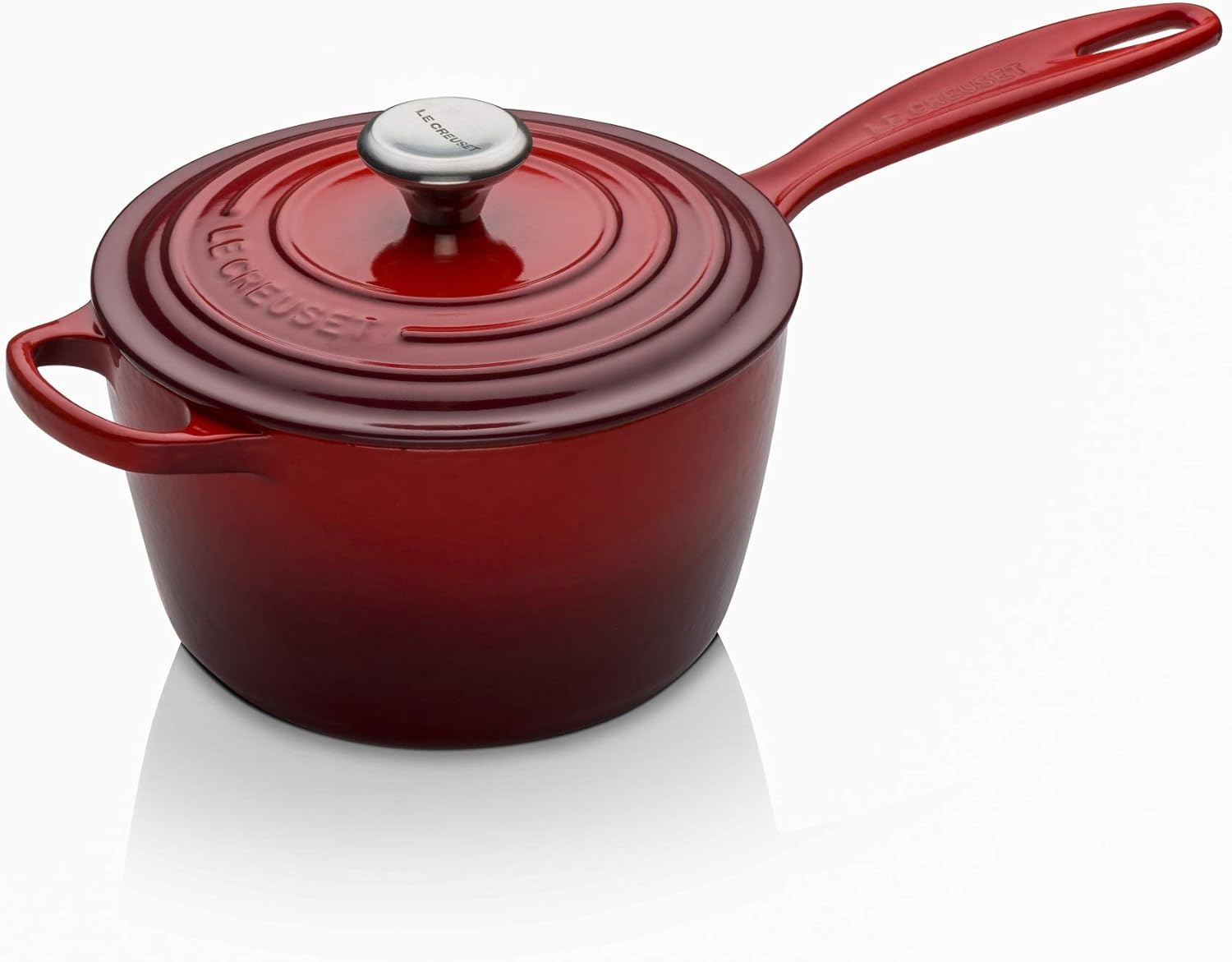 image:imageLe Creuset Enameled Cast Iron Signature Saucepan 225 qt Flame225 QT