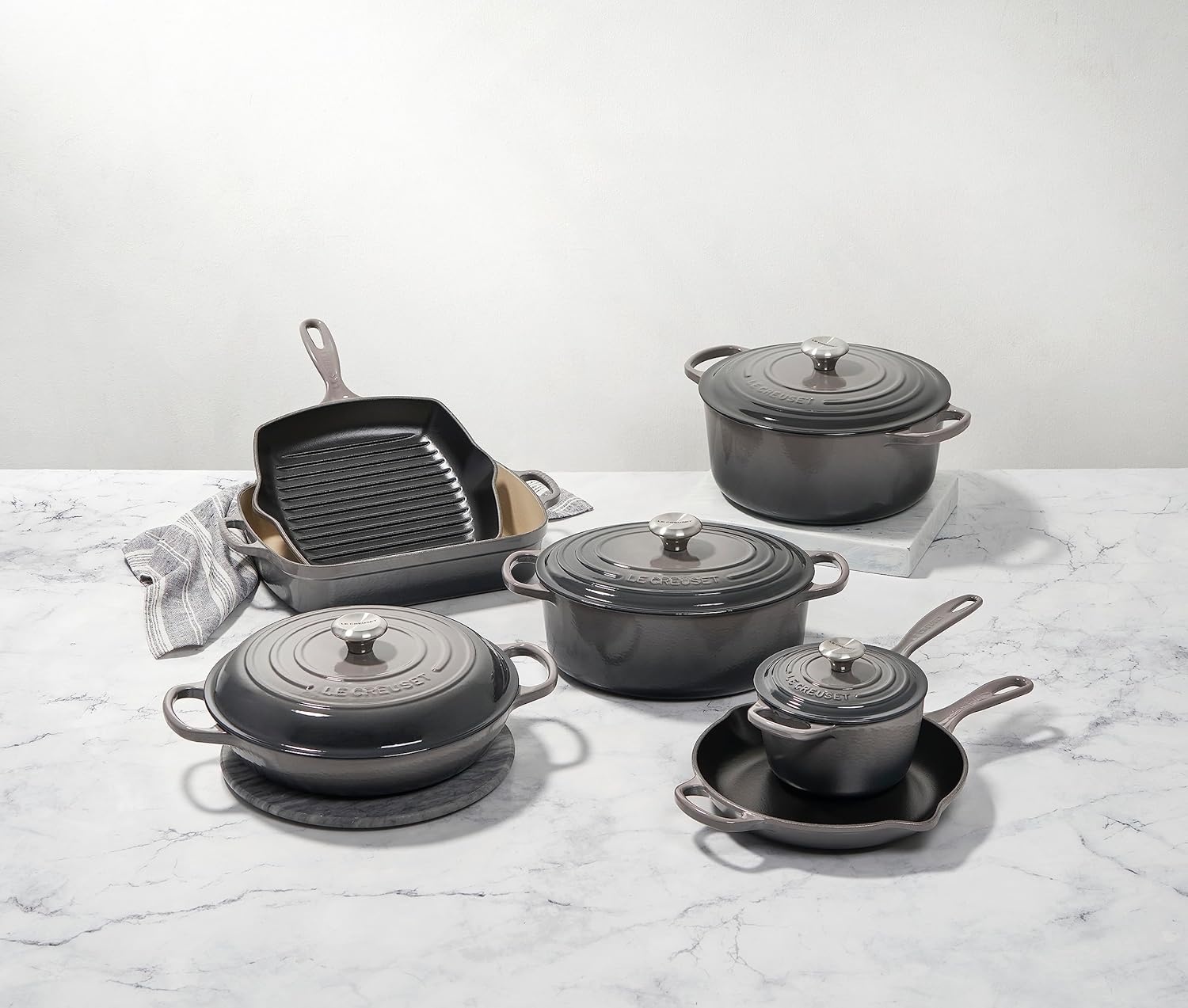 image:imageLe Creuset Enameled Cast Iron Signature Saucepan 225 qt Flame225 QT