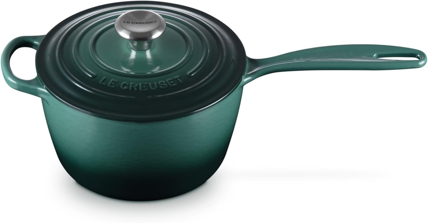 image:imageLe Creuset Enameled Cast Iron Signature Saucepan 225 qt FlameArtichaut