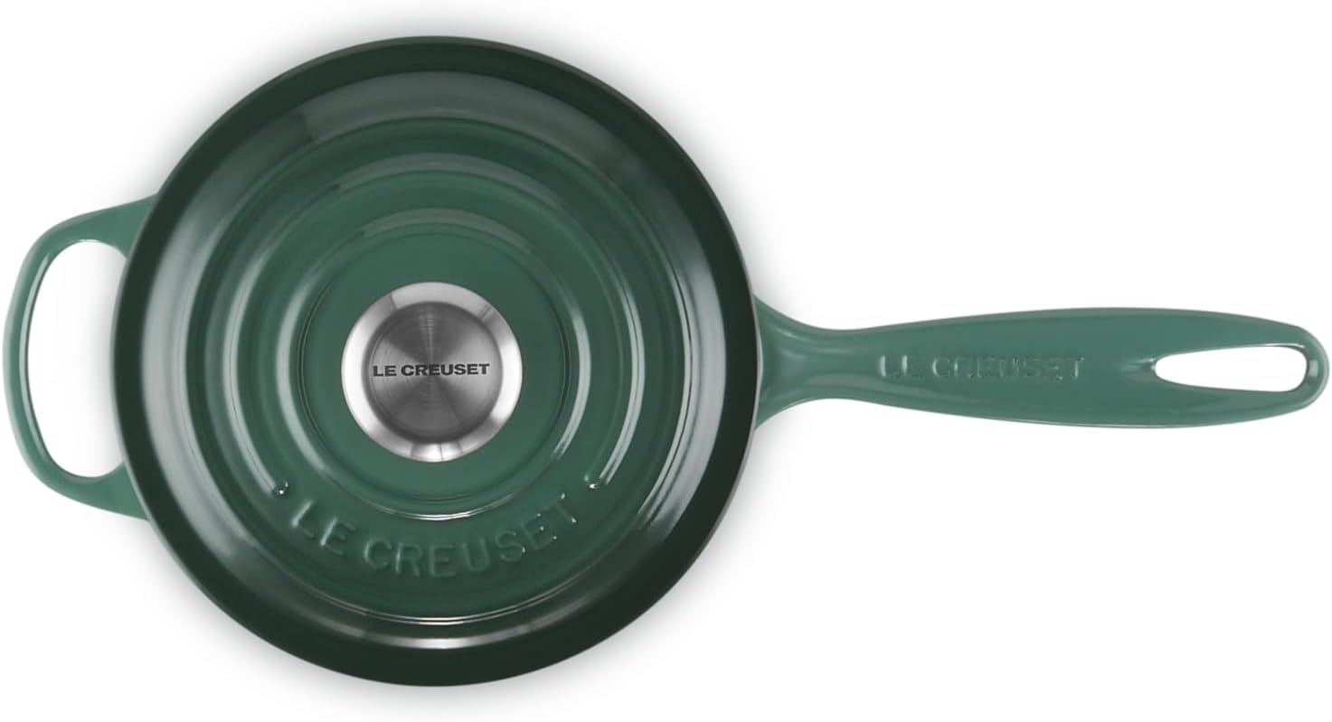 image:imageLe Creuset Enameled Cast Iron Signature Saucepan 225 qt FlameArtichaut