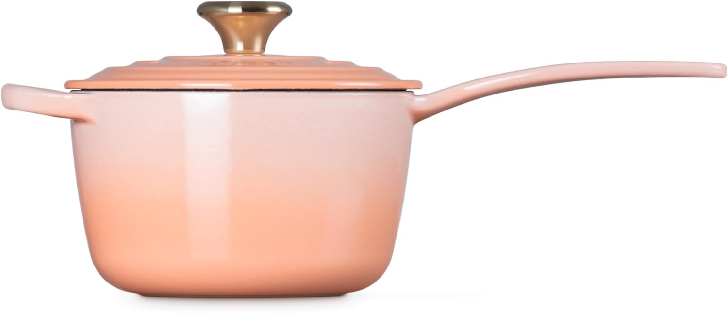 image:imageLe Creuset Enameled Cast Iron Signature Saucepan 225 qt FlamePeche