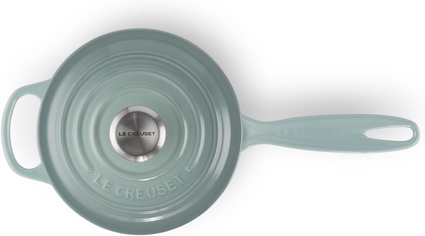 image:imageLe Creuset Enameled Cast Iron Signature Saucepan 225 qt FlameSea Salt