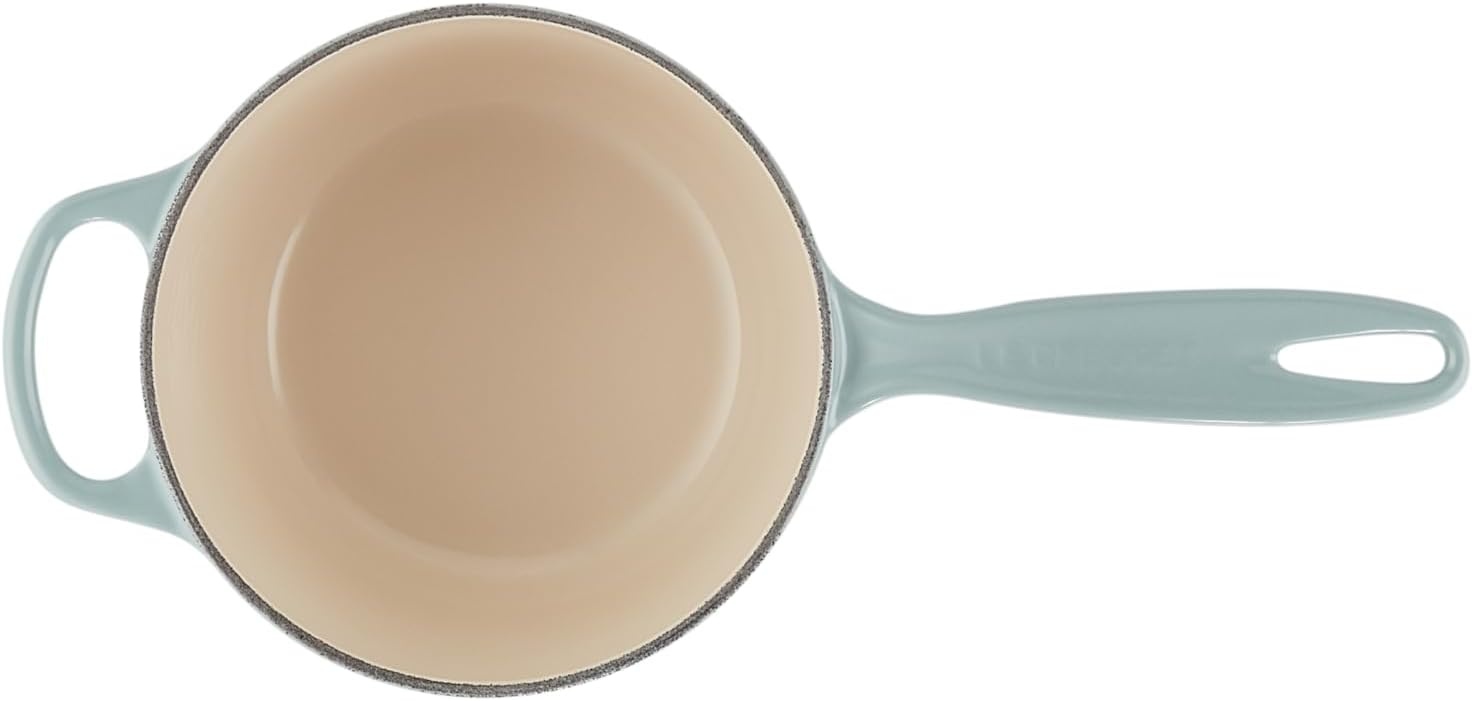 image:imageLe Creuset Enameled Cast Iron Signature Saucepan 225 qt FlameSea Salt