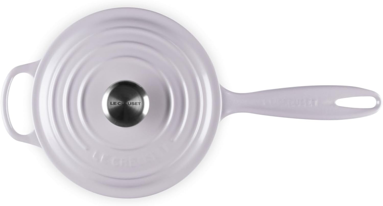 image:imageLe Creuset Enameled Cast Iron Signature Saucepan 225 qt FlameShallot