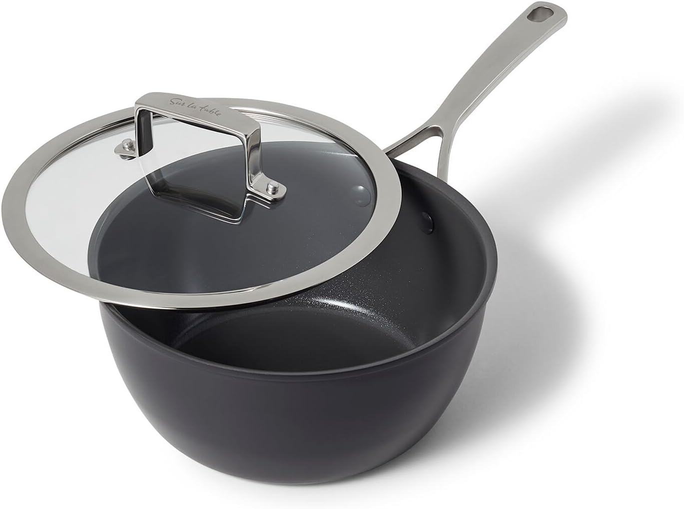 image:imageSur La Table Classic Hard Anodized Ceramic Nonstick Saucepan Aluminum
