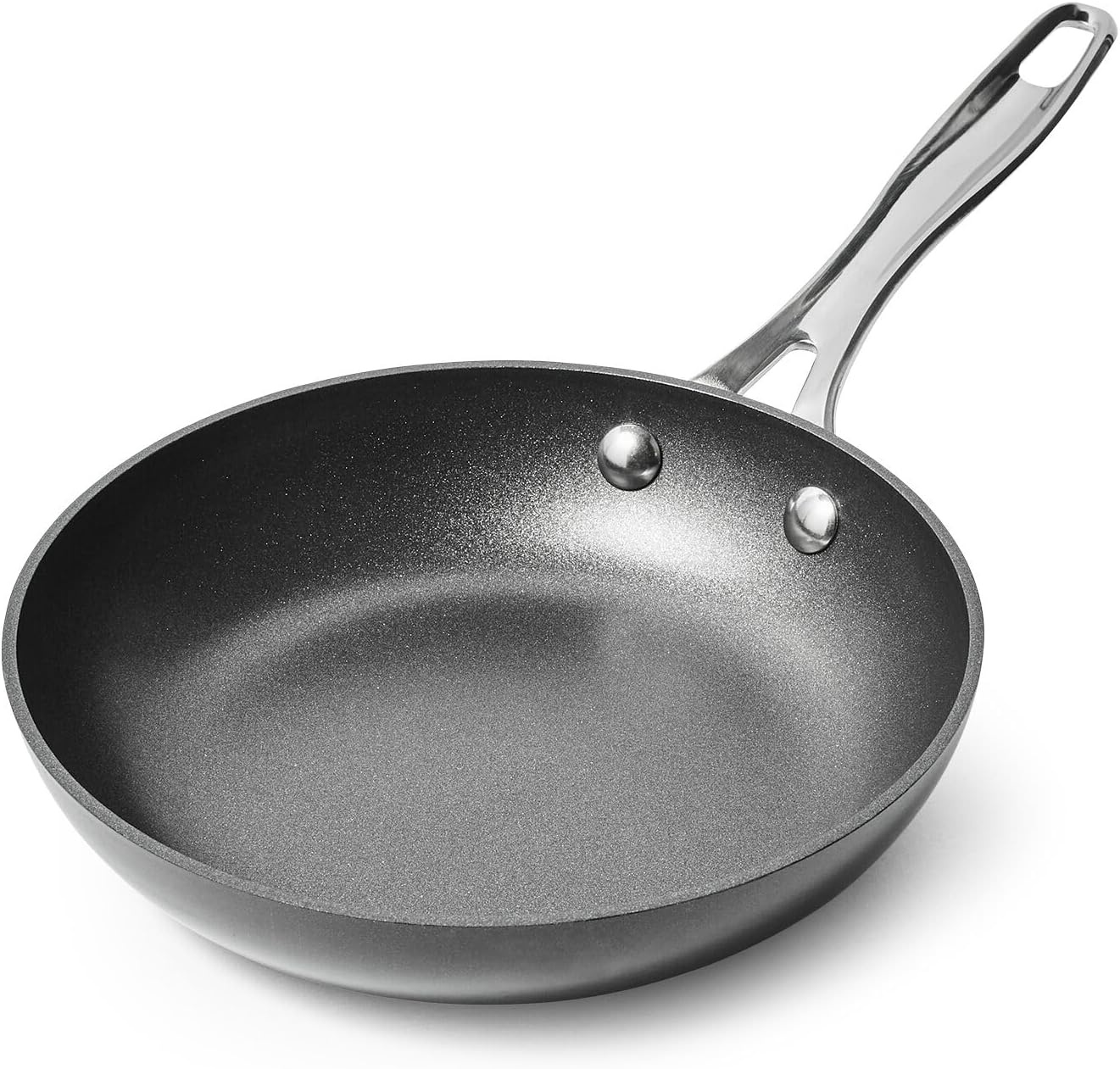 image:imageSur La Table Signature Hard Anodized Nonstick Skillet PFOAFree Ceramic Coating for Everyday Searing Sauting and FryingBlack
