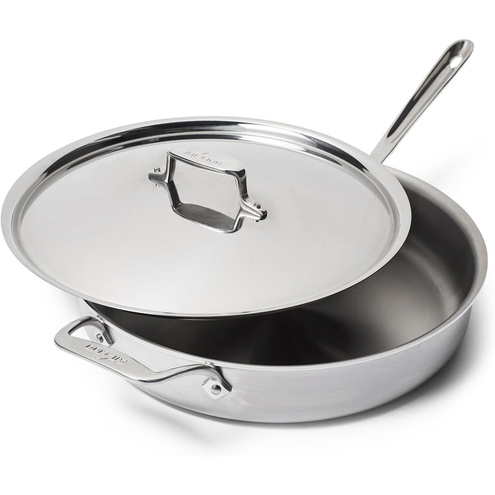 image:imageAllClad D5 Brushed Stainless Steel Saut Pans