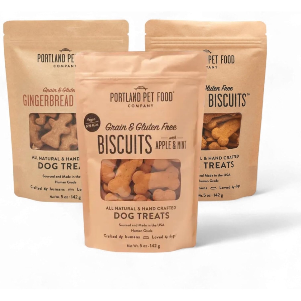 image:imagePortland Pet Food Company Pumpkin Dog Treats Healthy Biscuits for Small Medium amp Large Dogs GrainFree HumanGrade All Natural Cookies Snacks amp Puppy Training Treats Made in The USA 5 ozVegan Variety