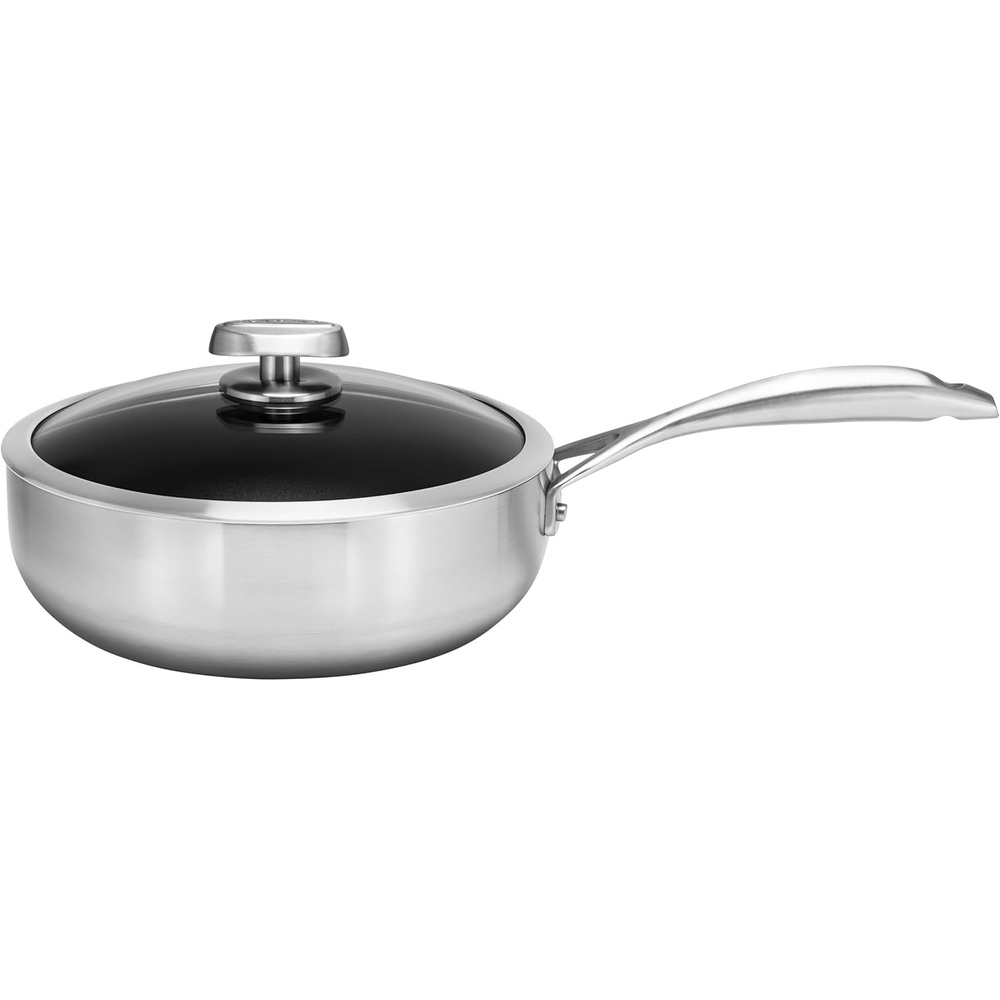 image:imageScanpan CS Deep Saut Pan with Lid 4 qt Silver