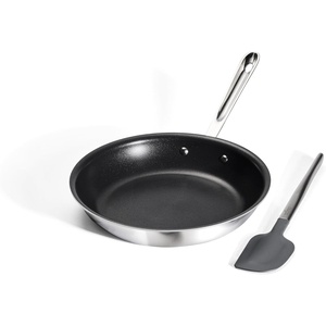 image:imageAllClad D3 Pro Nonstick 3ply Bonded Cookware 10 inch Fry Pan and Spatula