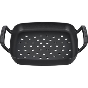 image:imageLe Creuset Alpine Outdoor Collection Enameled Cast Iron Pizza Pan 15Grill Basket
