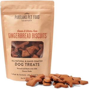image:imagePortland Pet Food Company Pumpkin Dog Treats Healthy Biscuits for Small Medium amp Large Dogs  GrainFree HumanGrade All Natural Cookies Snacks amp Puppy Training Treats  Made in The USA  5 ozGingerbread