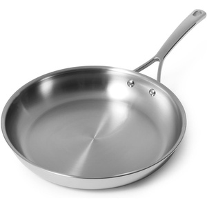 image:imageSur La Table Classic 5Ply Stainless Steel Skillet 12 Silver