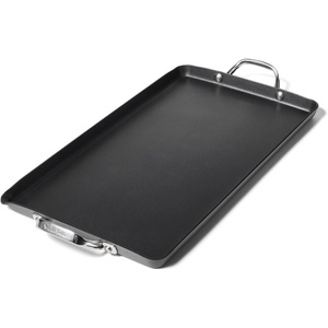 image:imageSur La Table Signature Hard Anodized Nonstick Double Burner Griddle Large TwoBurner Cooking Surface for Pancakes Bacon French Toast and More