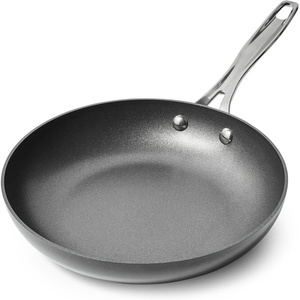 image:imageSur La Table Signature Hard Anodized Nonstick Skillet PFOAFree Ceramic Coating for Everyday Searing Sauting and FryingBlack
