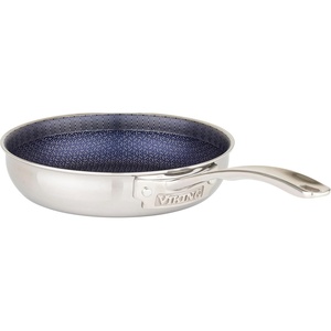 image:imageViking 3Ply Non Stick Frying Pan 8 Inch Hybrid Plus Stainless Steel Kitchen Cookware Silver8 Inches