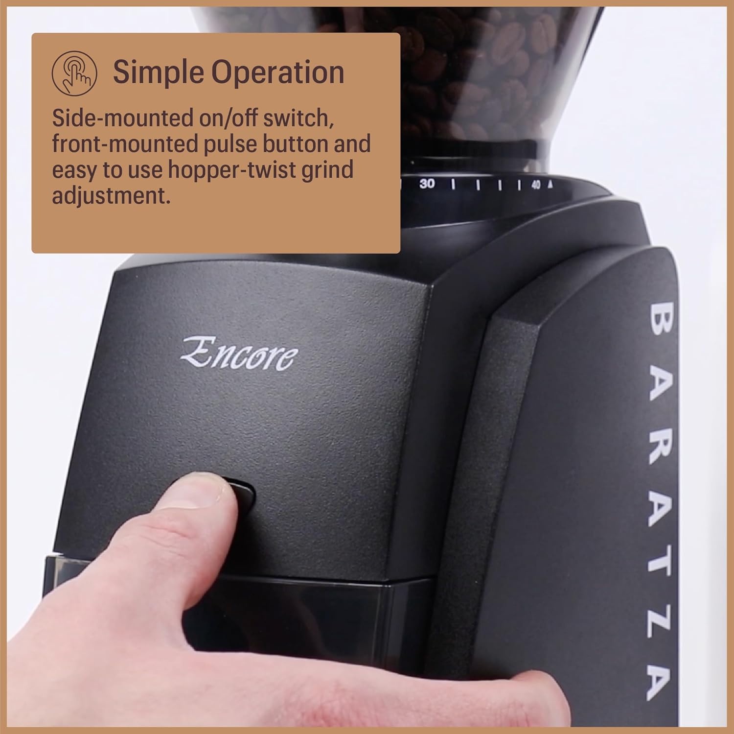 image:imageBaratza Encore Coffee Grinder ZCG485BLK BlackBlack