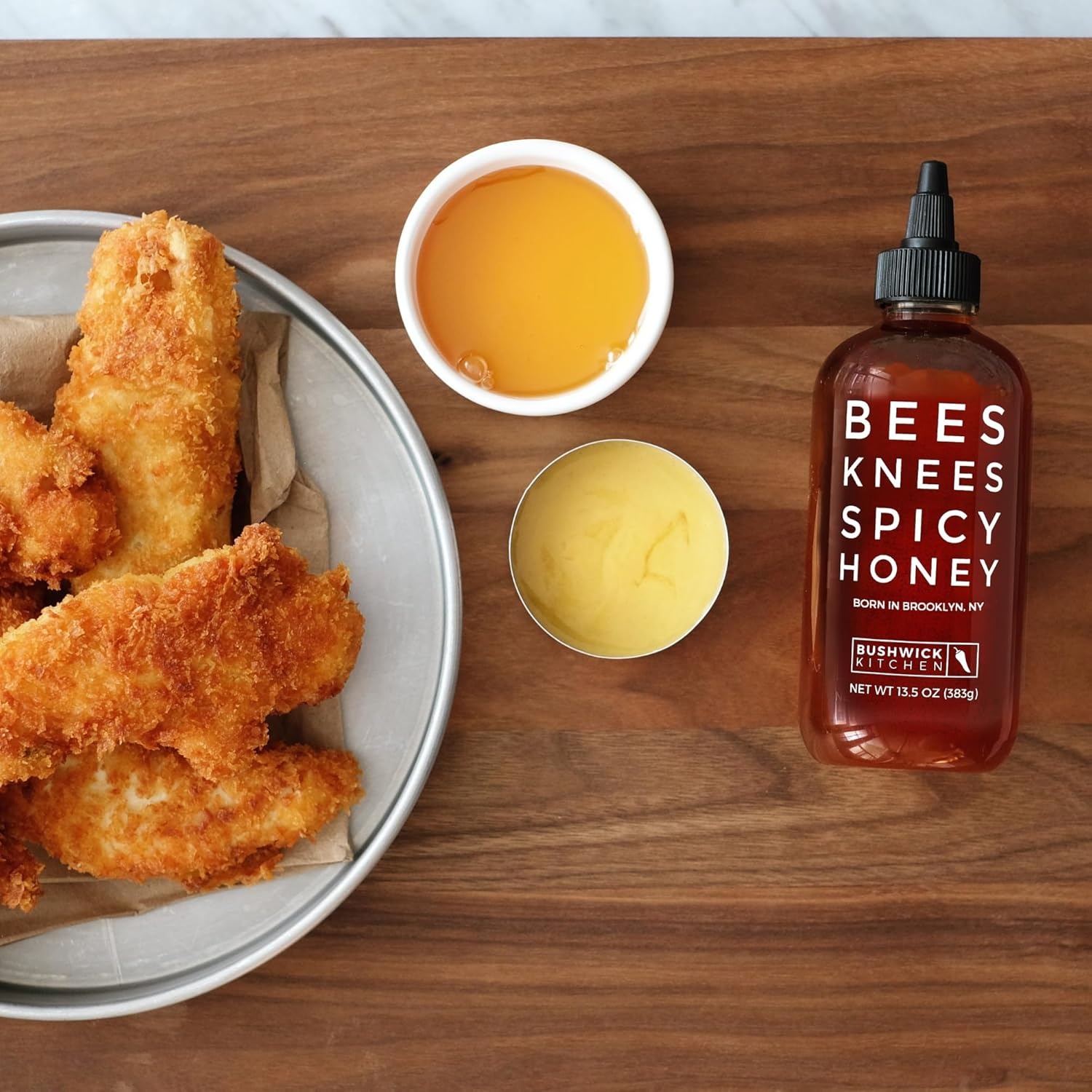 image:imageBees Knees Spicy Honey Wildflower Hot Honey with a Habanero Kick Sweet Heat Hot Sauce for Pizza Biscuits amp Charcuterie Gluten Free Paleo Friendly Foodie Gifts Spicy Gift for Him 125ozSpicy Honey 92oz