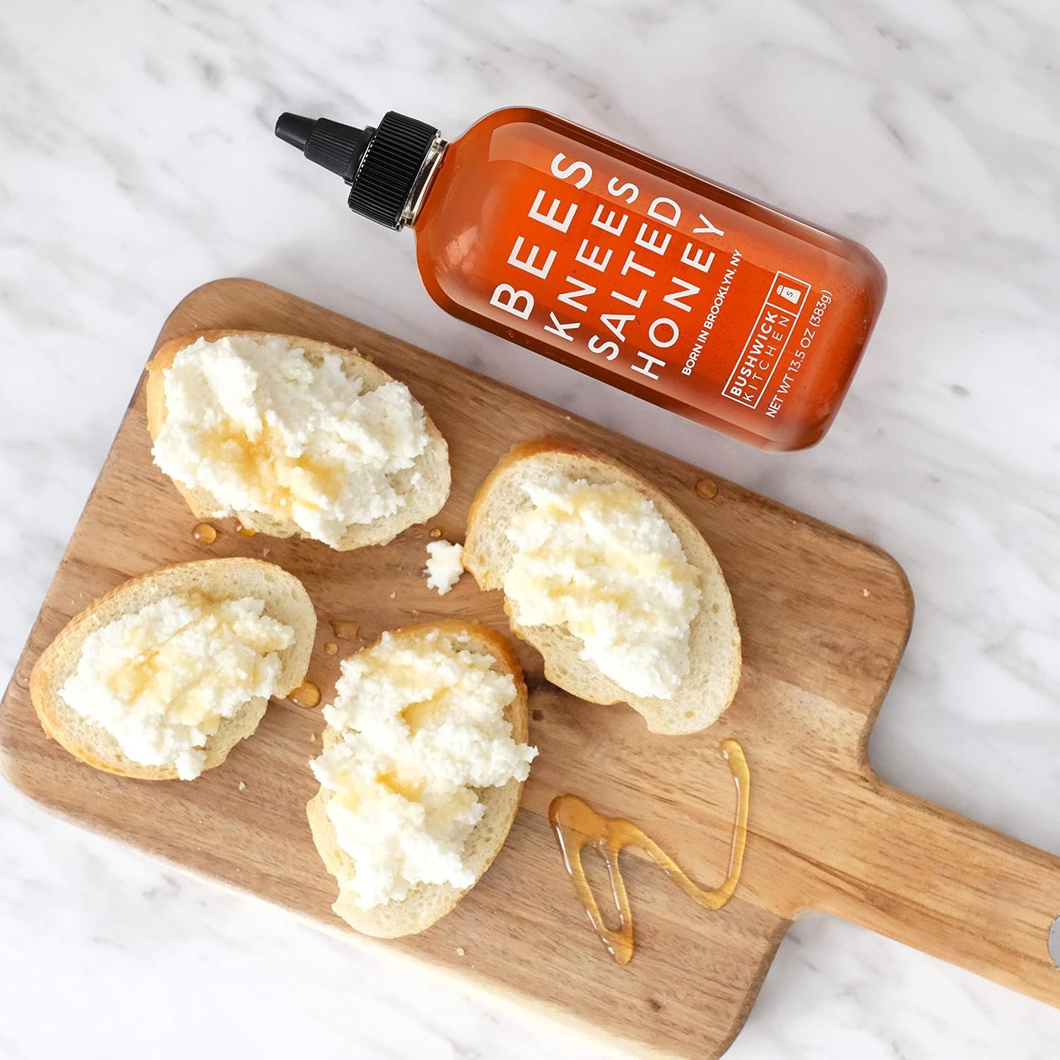 image:imageBees Knees Spicy Honey Wildflower Hot Honey with a Habanero Kick Sweet Heat Hot Sauce for Pizza Biscuits amp Charcuterie Gluten Free Paleo Friendly Foodie Gifts Spicy Gift for Him 125ozSalted Honey 125oz