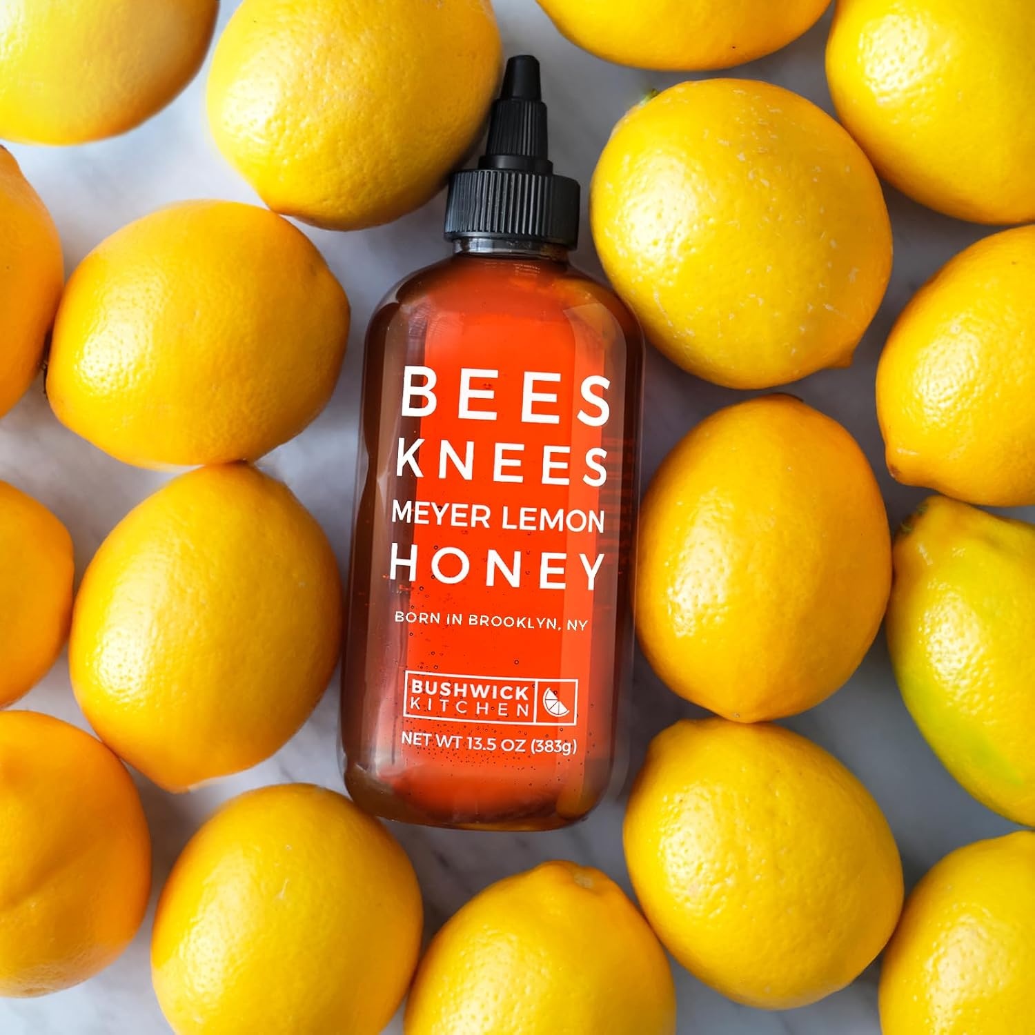 image:imageBees Knees Spicy Honey Wildflower Hot Honey with a Habanero Kick Sweet Heat Hot Sauce for Pizza Biscuits amp Charcuterie Gluten Free Paleo Friendly Foodie Gifts Spicy Gift for Him 125ozMeyer Lemon Honey 125oz