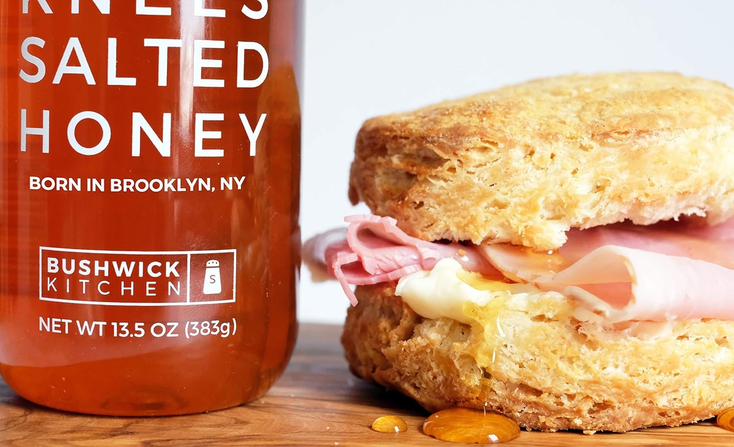 image:imageBees Knees Spicy Honey Wildflower Hot Honey with a Habanero Kick Sweet Heat Hot Sauce for Pizza Biscuits amp Charcuterie Gluten Free Paleo Friendly Foodie Gifts Spicy Gift for Him 125ozSalted Honey 125oz